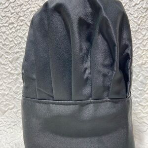 Unisex NWT Chef Cooking Hat In Black One Size Fits Most Stretch Fit